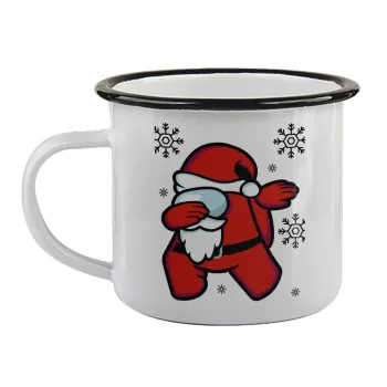 Among US Xmas, Κούπα εμαγιέ με μαύρο χείλος 360ml