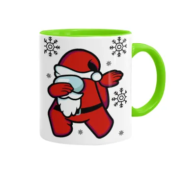 Among US Xmas, Κούπα χρωματιστή βεραμάν, κεραμική, 330ml