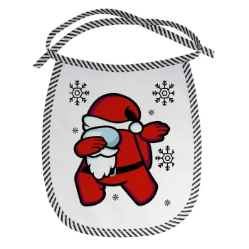 Among US Xmas, Σαλιάρα μωρού αλέκιαστη με κορδόνι Μαύρη