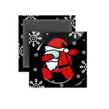 Among US Xmas, Μαγνητάκι ψυγείου τετράγωνο διάστασης 5x5cm