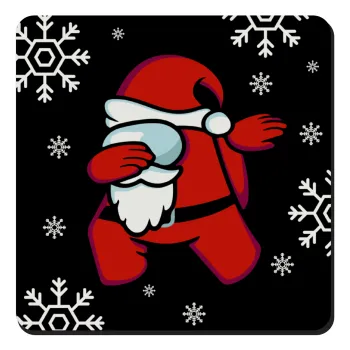 Among US Xmas, Τετράγωνο μαγνητάκι ξύλινο 9x9cm