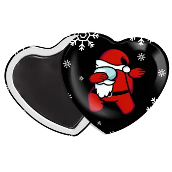 Among US Xmas, Μαγνητάκι καρδιά (57x52mm)