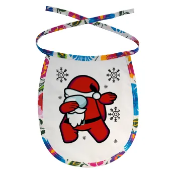 Among US Xmas, Σαλιάρα μωρού αλέκιαστη με κορδόνι Χρωματιστή