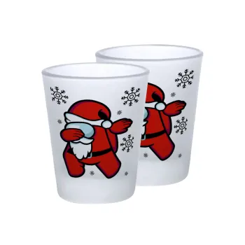 Among US Xmas, Σφηνοπότηρα γυάλινα 45ml του πάγου (2 τεμάχια)