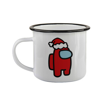 Among US Santa, Κούπα εμαγιέ με μαύρο χείλος 360ml