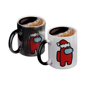 Among US Santa, Κούπα Μαγική, κεραμική, 330ml που αλλάζει χρώμα με το ζεστό ρόφημα