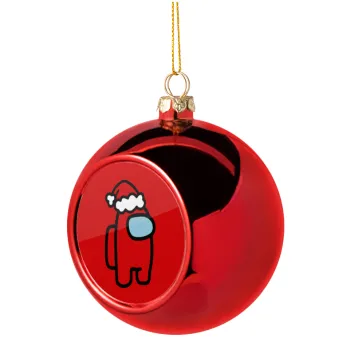Among US Santa, Christmas tree ball Red 8cm