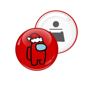 Among US Santa, Μαγνητάκι και ανοιχτήρι μπύρας στρογγυλό διάστασης 5,9cm