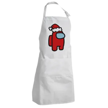 Among US Santa, Adult Chef Apron (with sliders and 2 pockets)