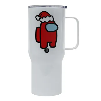 Among US Santa, Mega Stainless steel Tumbler with lid, double wall 750L