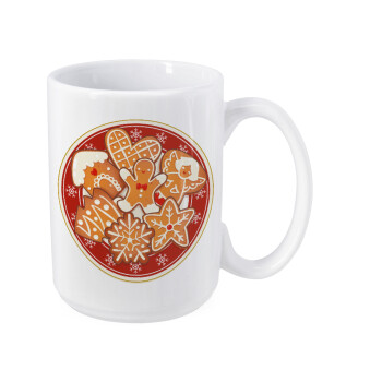 xmas cookies, Κούπα Mega, κεραμική, 450ml