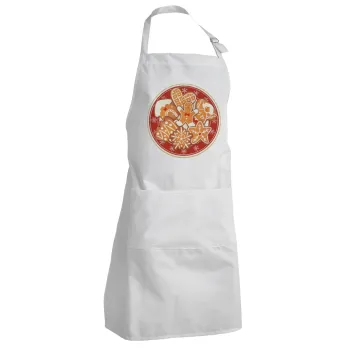 xmas cookies, Adult Chef Apron (with sliders and 2 pockets)