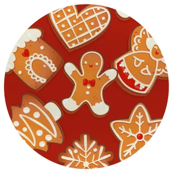 xmas cookies, Mousepad Round 20cm