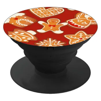 xmas cookies, Phone Holders Stand  Μαύρο Βάση Στήριξης Κινητού στο Χέρι