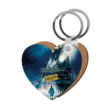 The Polar Express, Μπρελόκ Ξύλινο καρδιά MDF