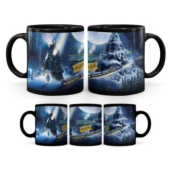 The Polar Express, Mug black, ceramic, 330ml