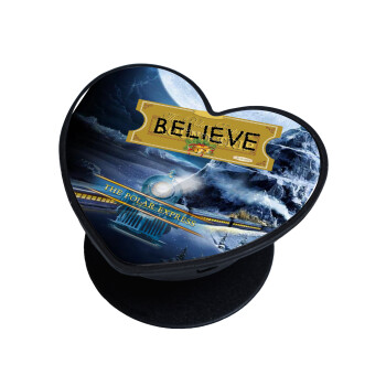 Το πολικό εξπρές, Phone Holders Stand  καρδιά Μαύρο Βάση Στήριξης Κινητού στο Χέρι