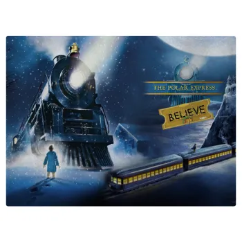 The Polar Express, Επιφάνεια κοπής γυάλινη (38x28cm)