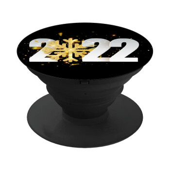 2022 STAR, Pop Socket Μαύρο Βάση Στήριξης Κινητού στο Χέρι