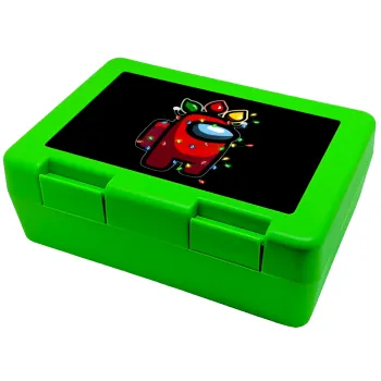 Among US xmas lights, Children's cookie container GREEN 185x128x65mm (BPA free plastic)