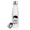 Friends how you doin?, Metal mug thermos White (Stainless steel), double wall, 500ml