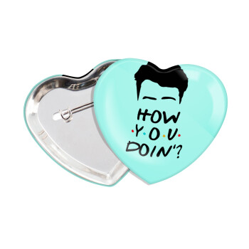 Friends how you doin?, Κονκάρδα παραμάνα καρδιά (57x52mm)