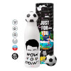 Soccer Metal mug thermos, double wall, 550ml