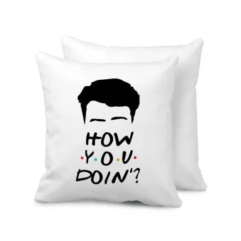 Friends how you doin?, Sofa cushion 40x40cm includes filling