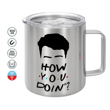 Friends how you doin?, Mug Stainless steel double wall 300ml