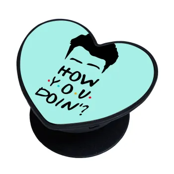 Friends how you doin?, Phone Holders Stand  καρδιά Μαύρο Βάση Στήριξης Κινητού στο Χέρι