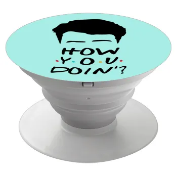 Friends how you doin?, Phone Holders Stand  White Hand-held Mobile Phone Holder