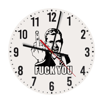 The finger, Ρολόι τοίχου ξύλινο (30cm)