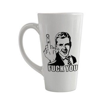 The finger, Κούπα κωνική Latte Μεγάλη, κεραμική, 450ml