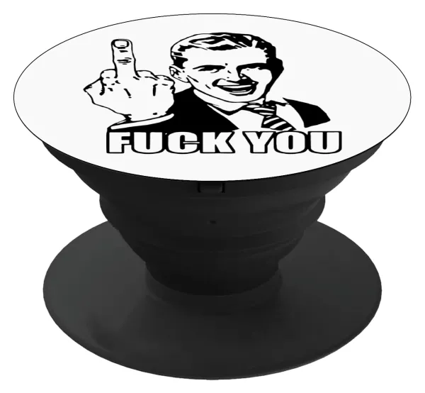 The finger — Phone Holders Stand  Black Hand-held Mobile Phone Holder