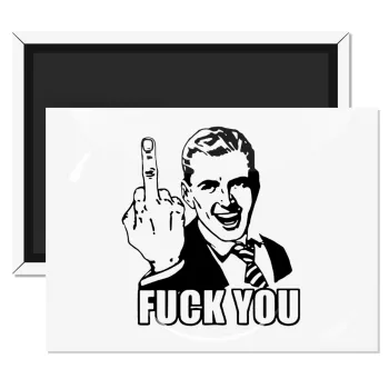 The finger, Ορθογώνιο μαγνητάκι ψυγείου διάστασης 9x6cm