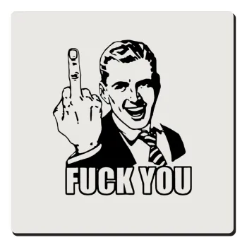 The finger, Τετράγωνο μαγνητάκι ξύλινο 6x6cm