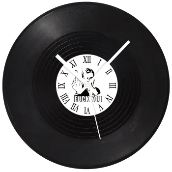 The finger, Ρολόι τοίχου Βινύλιο (30cm)