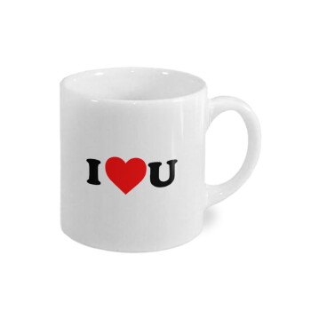 I ❤️ U, Κουπάκι κεραμικό, για espresso 150ml