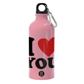 I LOVE YOU, Παγούρι νερού 600ml