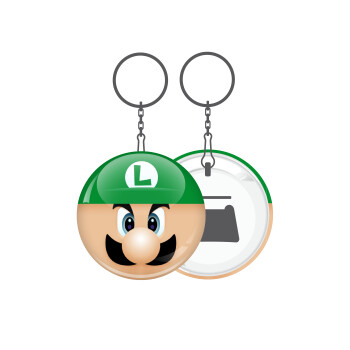 Luigi flat, Μπρελόκ μεταλλικό 5cm με ανοιχτήρι