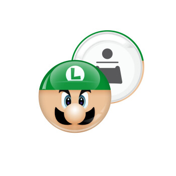 Luigi flat, Μαγνητάκι και ανοιχτήρι μπύρας στρογγυλό διάστασης 5,9cm