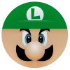 Luigi flat, Mousepad Στρογγυλό 20cm