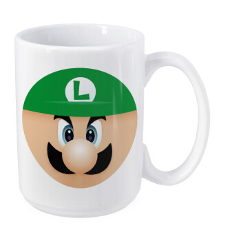 Luigi flat, Κούπα Mega, κεραμική, 450ml