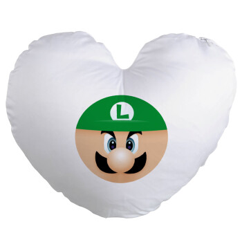 Luigi flat, Μαξιλάρι καναπέ καρδιά 40x40cm περιέχεται το  γέμισμα