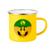 Yellow Enamel Metallic Cup 360ml