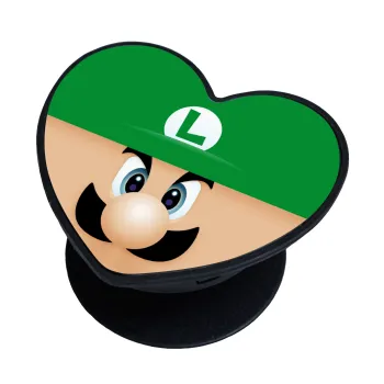 Luigi flat, Phone Holders Stand  καρδιά Μαύρο Βάση Στήριξης Κινητού στο Χέρι