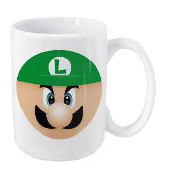 Luigi flat, Κούπα Mega, κεραμική, 450ml