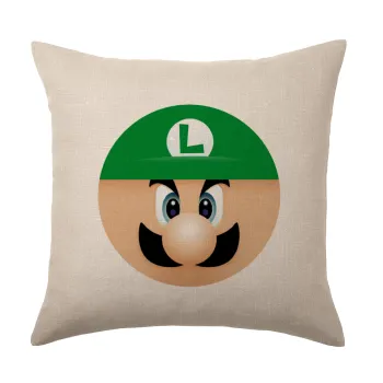 Luigi flat, Μαξιλάρι καναπέ ΛΙΝΟ 40x40cm περιέχεται το  γέμισμα