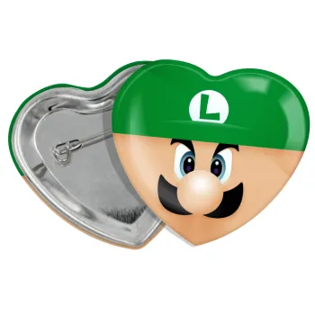 Luigi flat, Κονκάρδα παραμάνα καρδιά (57x52mm)