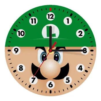 Luigi flat, Ρολόι τοίχου ξύλινο (20cm)